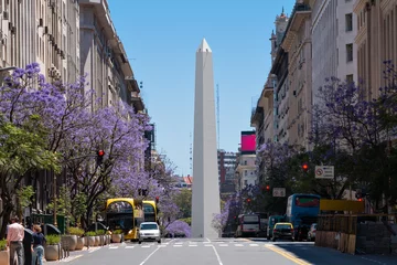 Foto op Plexiglas Obelisco (Obelisk), Buenos Aires Argentinien © Henrik Dolle