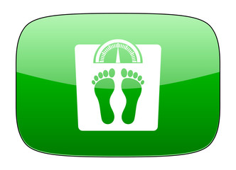 weight green icon