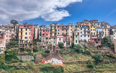 Les couleurs pastels de Corniglia