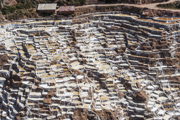 Salinas de Maras, the traditional inca salt field near Cuzco