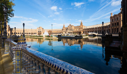 Naklejka premium Plaza de Espana at Seville