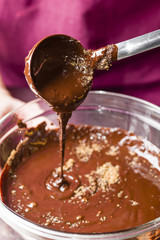 Ingredients for preparation of artisanal chocolate bar