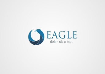 eagle logo hawk