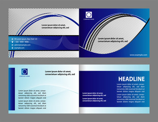 Vector brochure template design 
