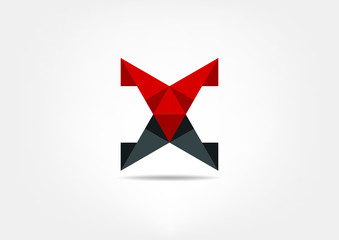 X modern business vector logo template