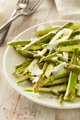 Raw Fresh Asparagus Salad