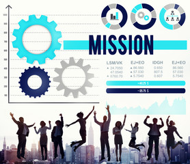 Mission Aim Aspiration Inspiration Goal Target Concept