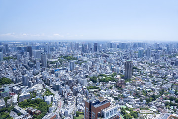 東京都心の街並　2015年5月撮影　湾岸エリア　台場　品川　芝浦方面