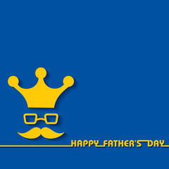 Stylish Happy Father's Day Greeting stock vector