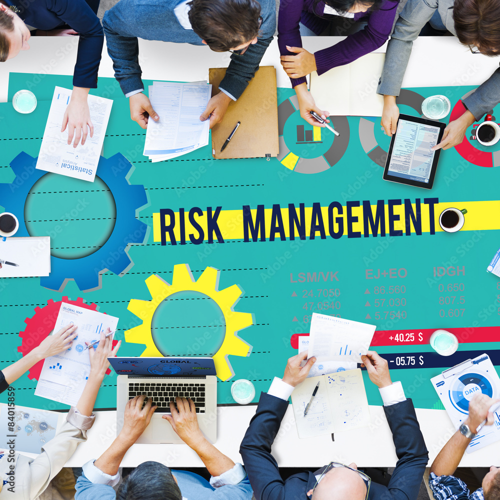 Wall mural Risk Management Dangerous Safety Security Concept