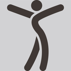 sport dancing icon