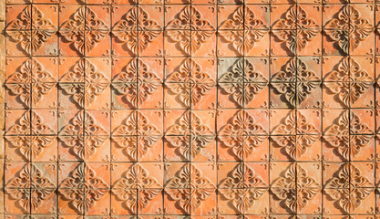 tiles of flower pattern