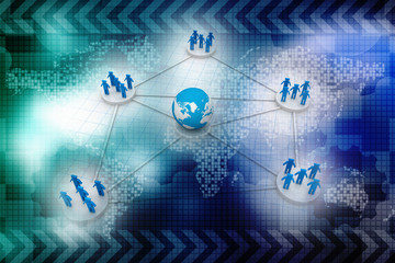 business network concept