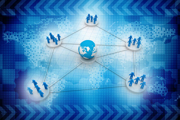 business network concept