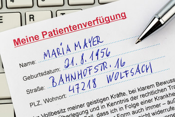 Patientenverfügung