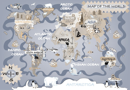 Kids world MAP © onanana