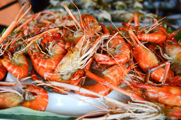 grilled prawn