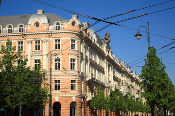 Obraz premium Building in the city center of Vilnius