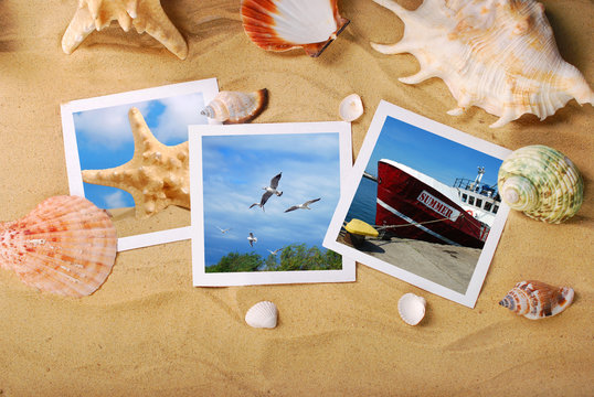 summer holidays photos lying on the beach