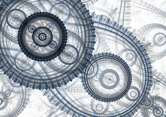 Mechanical background, steampunk abstract