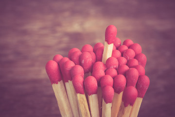 match with filter effect retro vintage style