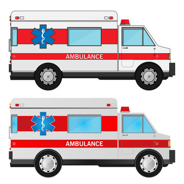 Ambulance vector cars