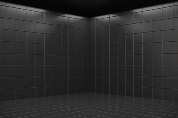 Empty dark room