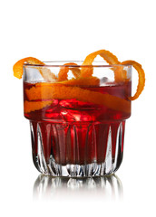 Negroni alcoholic cocktail