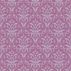 Fototapeta premium Damask seamless vintage pattern background