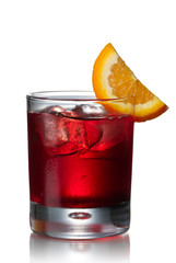 Negroni alcoholic cocktail