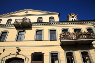 Obraz premium Building in the old town in Vilnius