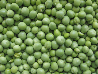 Green peas vegetable background