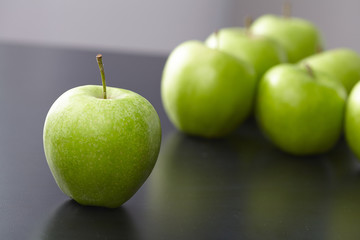 green apples