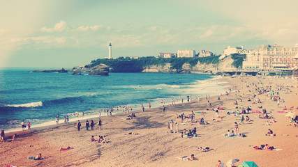 Biarritz Beach Summer View Holidays