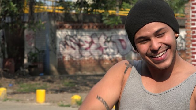 Young Hispanic Man, Latino Male