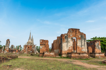 Fototapeta na wymiar Wat Phra si sanphet at Ayutthaya, Thailand