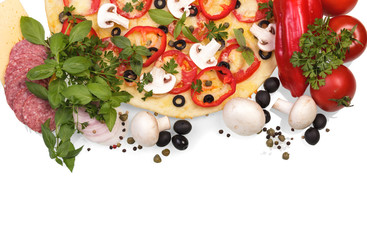 Supreme Pizza with vegetables