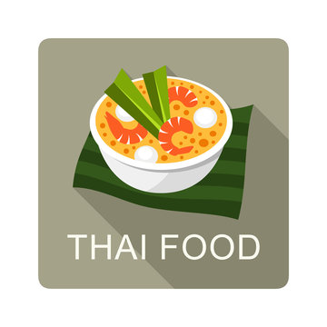Thai Food vector illustration