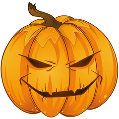 Happy Halloween gemeiner Kürbis 