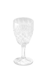 crystal wine glass. thick beautiful design