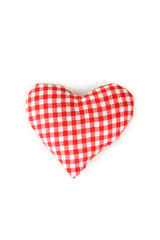 Love heart isolated on white