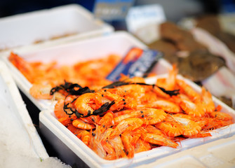 Fresh shrimps