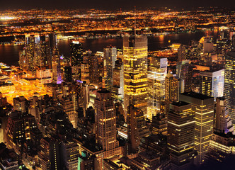 New York City at night