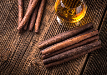 quality cigars and cognac