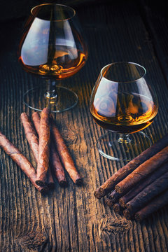 quality cigars and cognac