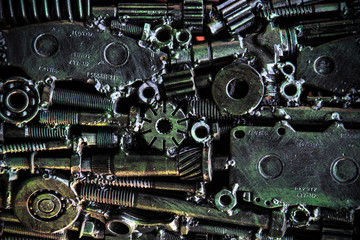 Fototapeta premium Metal background