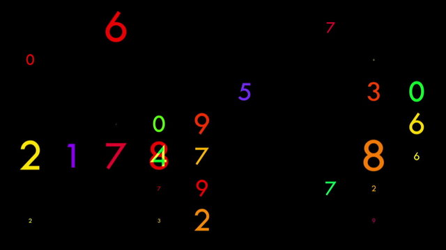 Multicolored flicking numbers 