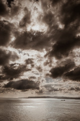 Obraz premium Sky and stormy clouds