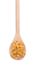 Uncooked italian pasta