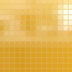 Yellow tiles background